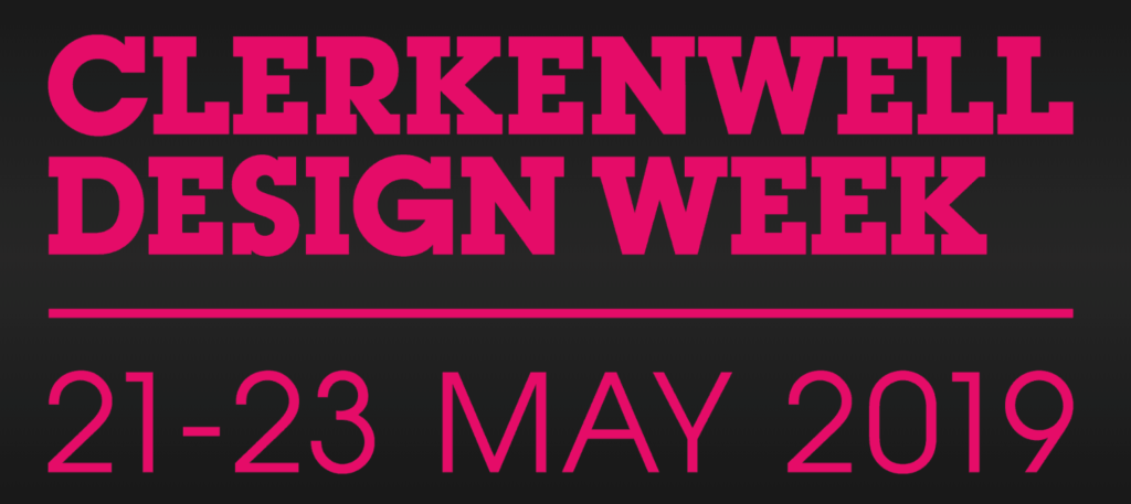 Clerkenwell Design Week 21-23 May 2019 Banner