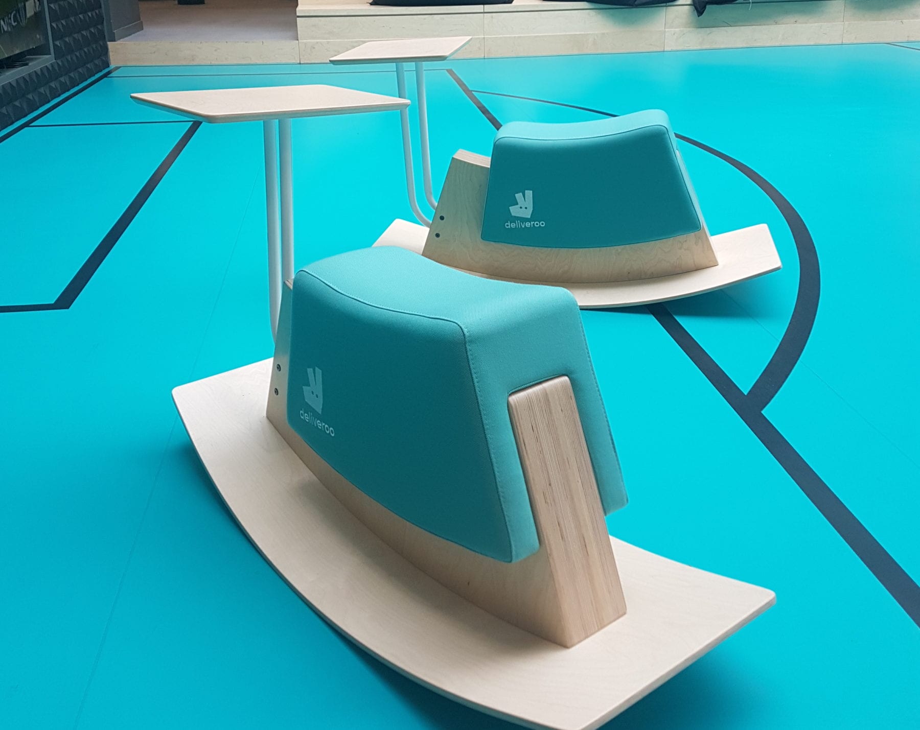 Deliveroo branded Rokkadots by Workagile
