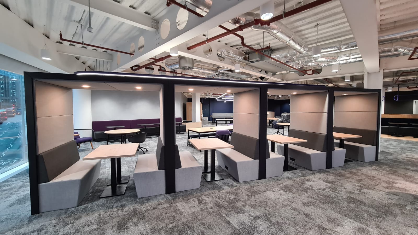 Shack Meeting Booths at Workagile's London showroom