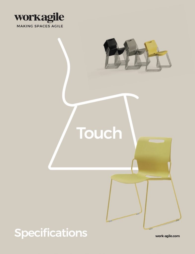 Touch chair brochure shown on front cover
