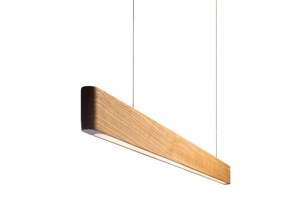 Forbi lighting strip in light wood