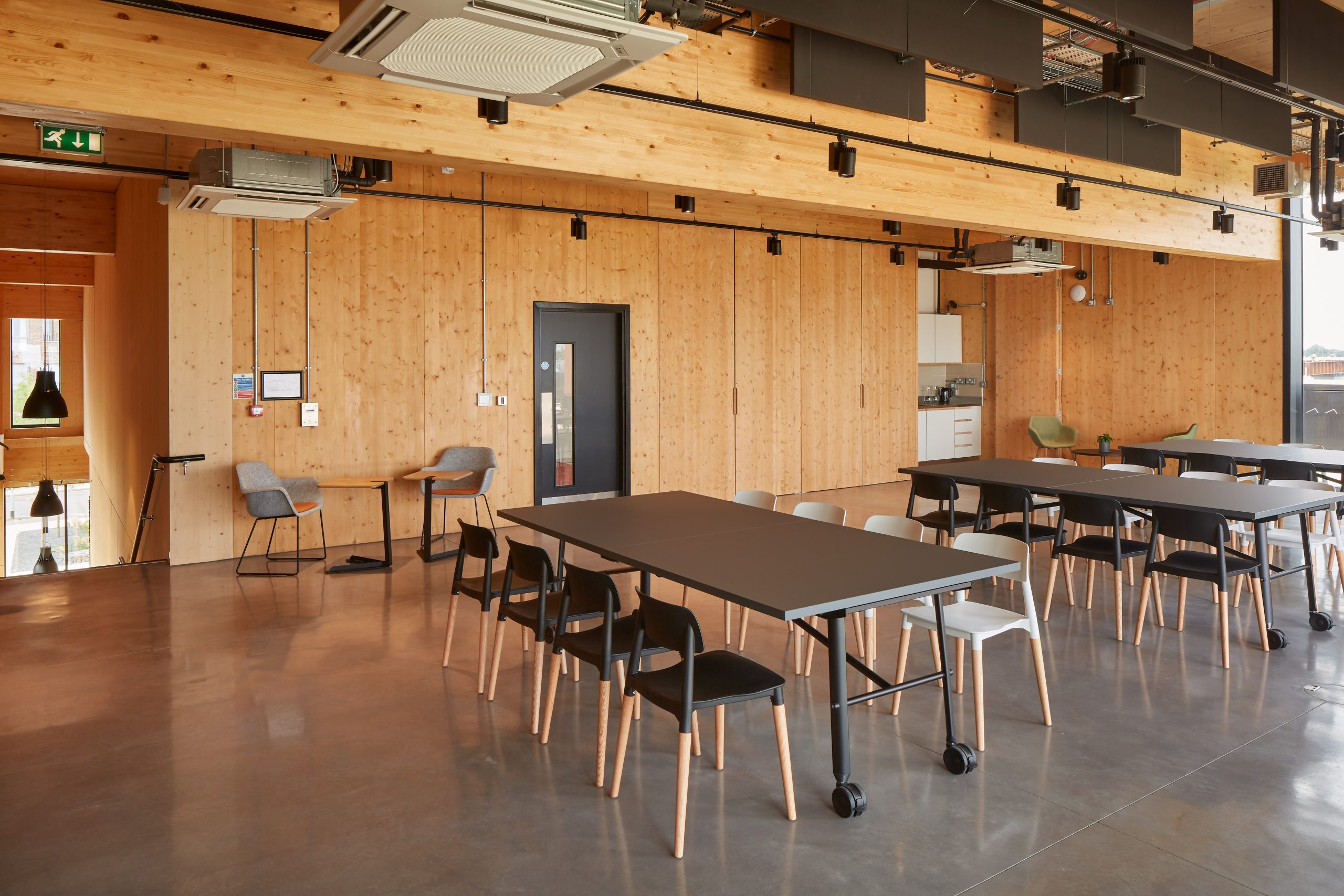 Barking Riverside - The Wilds Ecology Centre Co-Working Space with Nimble folding tables