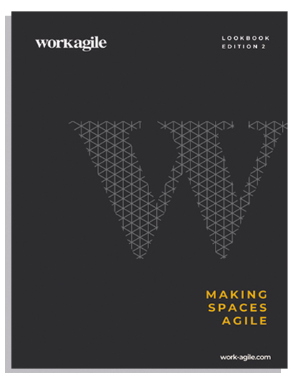 Workagile Look Book graphic showing the front cover