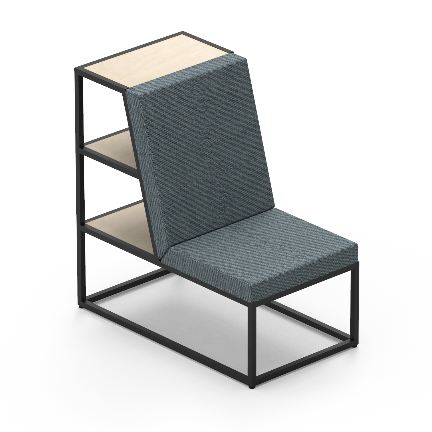 Workagile Anyway modular seat / shelf combination