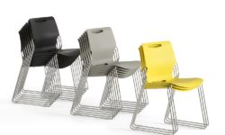 Touch Chairs shown stacked on a white background