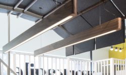 Forbi lighting panels shown at London showroom